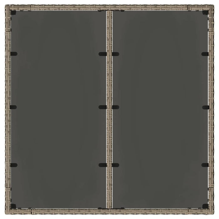 5-delt hagemøbelsett Grå Polyrotting