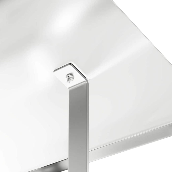 Pipehette sølv 50 x 60 x 37 cm Rustfritt Stål