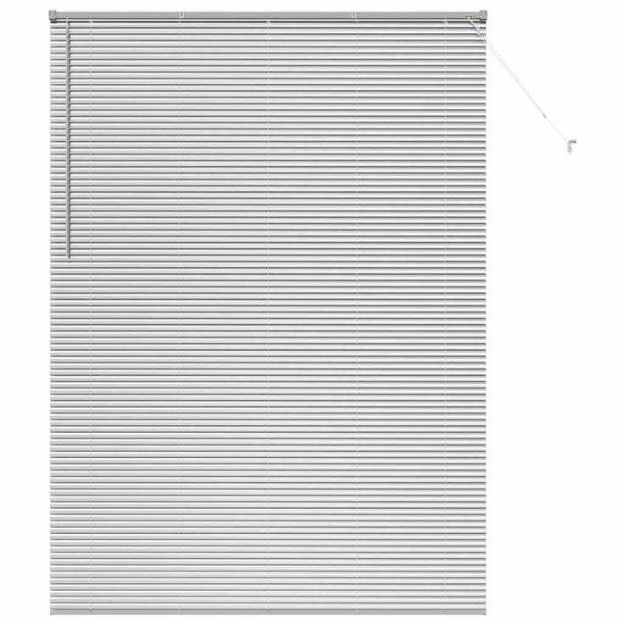 Vindu persienne med gardiner Annet Sølv 160 x 220 cm Aluminium