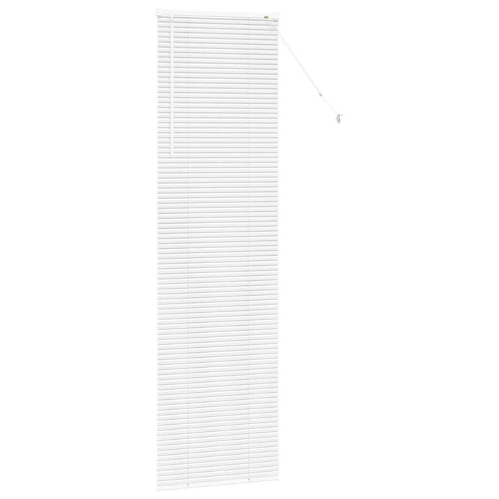 Vindu persienne med gardiner Annet Hvit 60 x 220 cm Aluminium