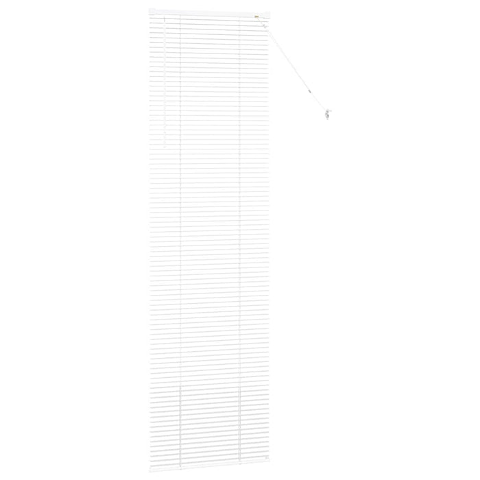 Vindu persienne med gardiner Annet Hvit 60 x 220 cm Aluminium