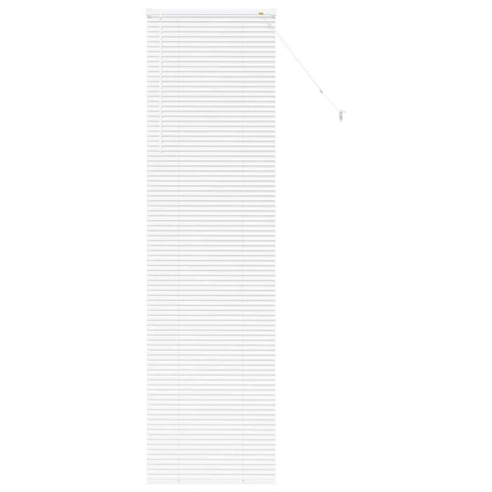 Vindu persienne med gardiner Annet Hvit 60 x 220 cm Aluminium