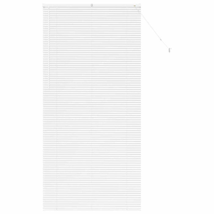 Vindu persienne med gardiner Annet Hvit 100 x 220 cm Aluminium