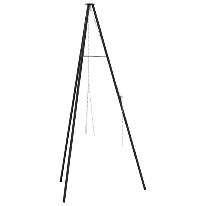 leirbål matlagings tripod 170 cm høyde stål