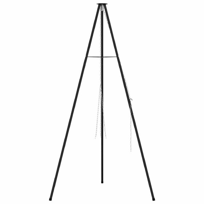 leirbål matlagings tripod 170 cm høyde stål