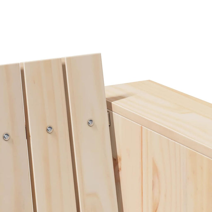 Hagemøbelsofa Brun 134 x 60 x 62 cm Heltre furu