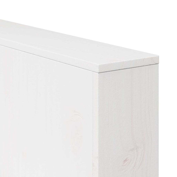 Hagemøbelsofa Hvit 134 x 60 x 62 cm Heltre furu