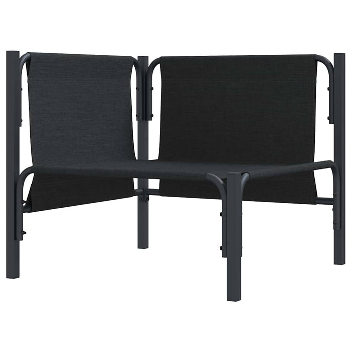 Utemøbler sett med pute med pute Antrasitt