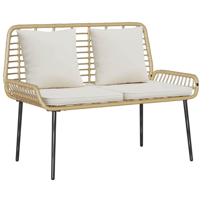 Hagebenk Svart, Antrasitt 109 x 63 x 83 cm Poly rattan, stål