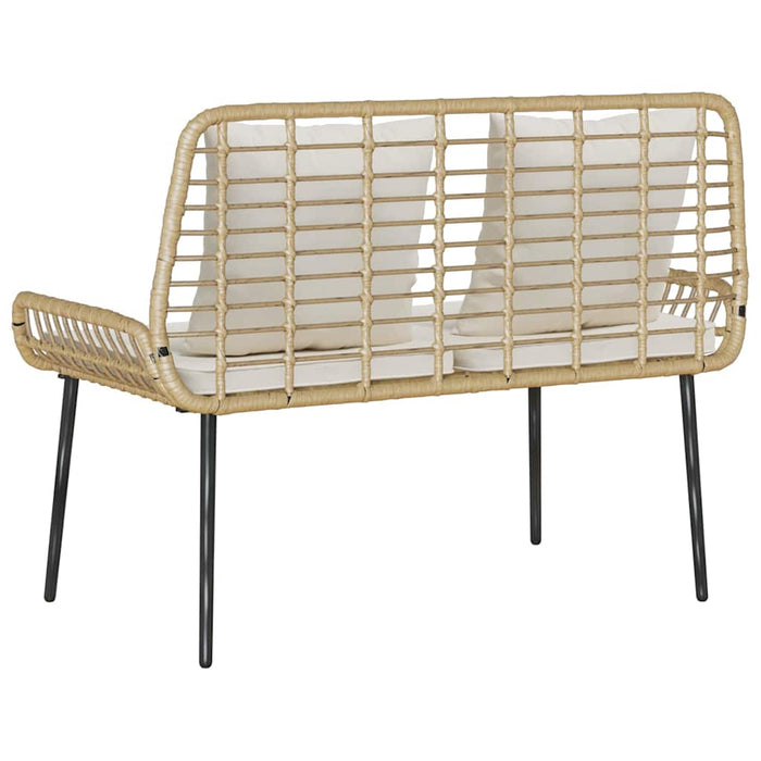 Hagebenk Svart, Antrasitt 109 x 63 x 83 cm Poly rattan, stål
