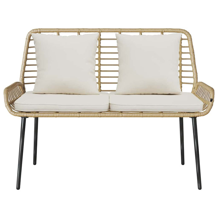 Hagebenk Svart, Antrasitt 109 x 63 x 83 cm Poly rattan, stål