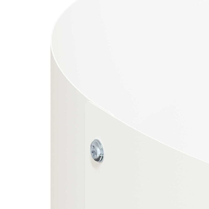 Hageblomsterpotte Hvit 30 x 30 x 20 cm Kaldvalsestål