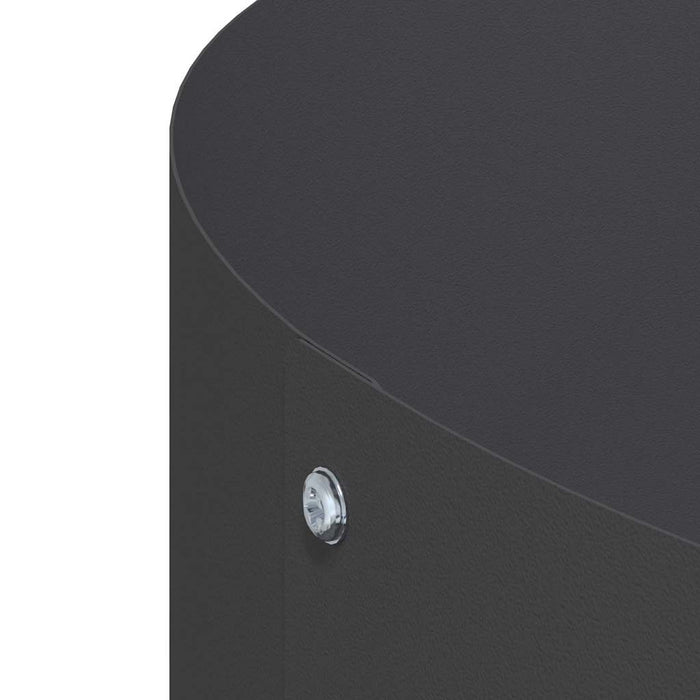 Hagepotter 5 pcs Svart 40 x 40 x 20 cm Stål