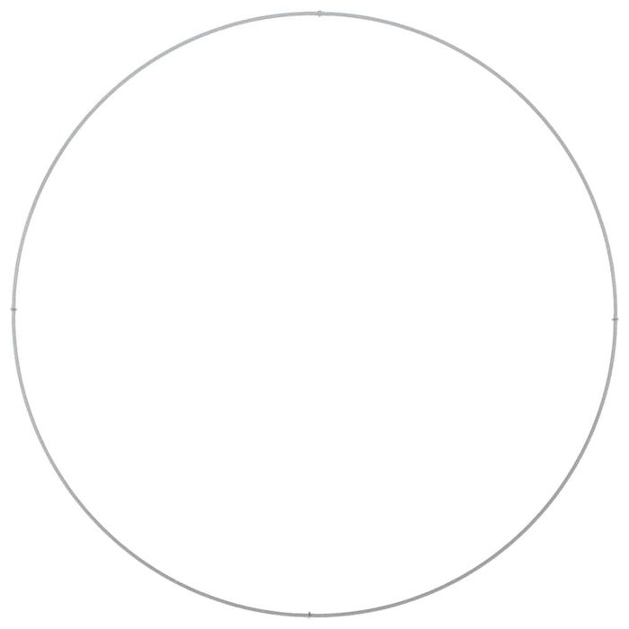 Hagepotter 5 pcs sølv 120 x 120 x 20 cm Galvanisert stål