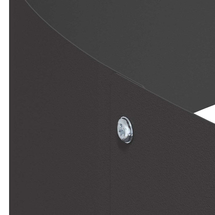 Hageblomsterpotte Svart 90 x 90 x 20 cm Stål