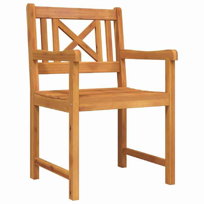 3 Delt Hage Spisebordsett Massivt Tre Akasietre