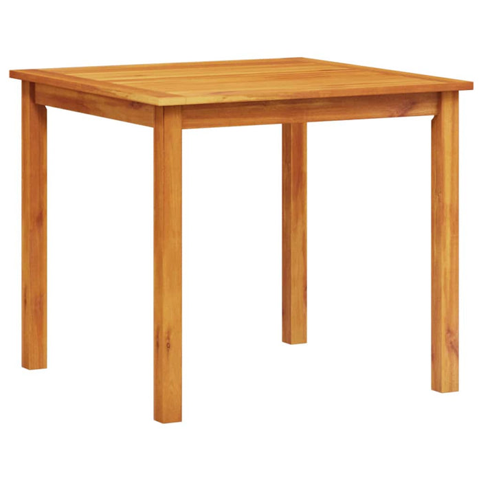 3-delt hagespisebordsett i solid akasietre