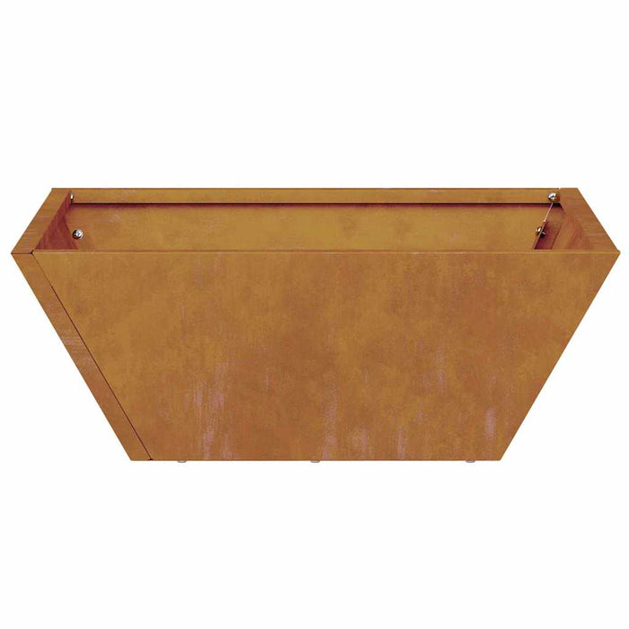 Hagebolle Plante Rusten 40 x 40 x 15 cm Cortenstål