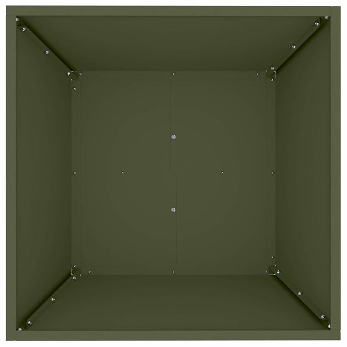 Hagebolle Plante Olivengrønn 50 x 50 x 15 cm Stål