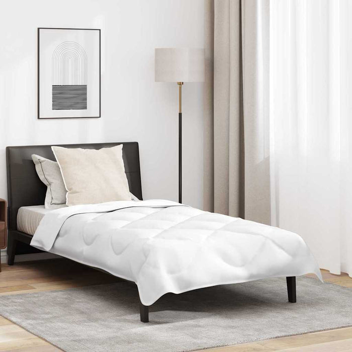 Vinter Dyne Sett med pute 2 pcs Hvit 135 x 220 cm Mikrofiber