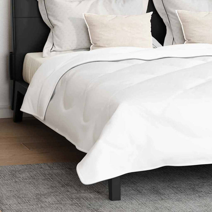 Dyne med Puter med pute 3 pcs Hvit Mikrofibers og Dunfjær