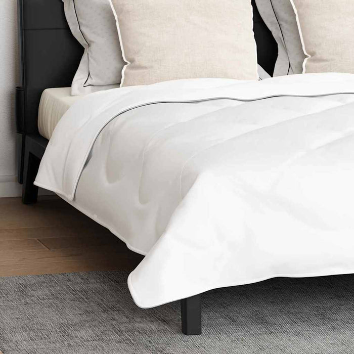 Dyne med Puter med pute 3 pcs Hvit Mikrofibers og Dunfjær