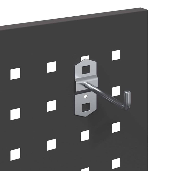 Verktøytrolley med hylle Svart 65 x 35 x 111 cm Kaldvalsestål