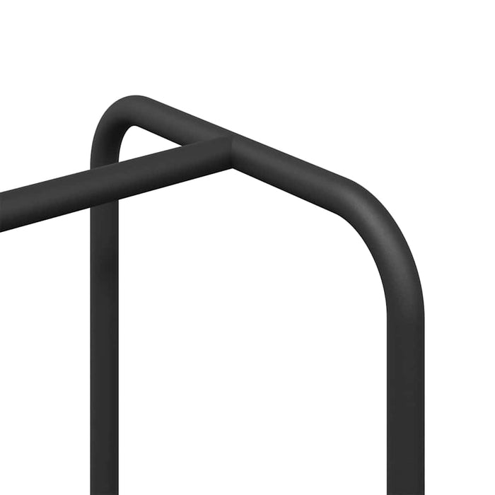 Klesstativ med hyller Røkt eik 60 x 30 x 171 cm Konstruert tre