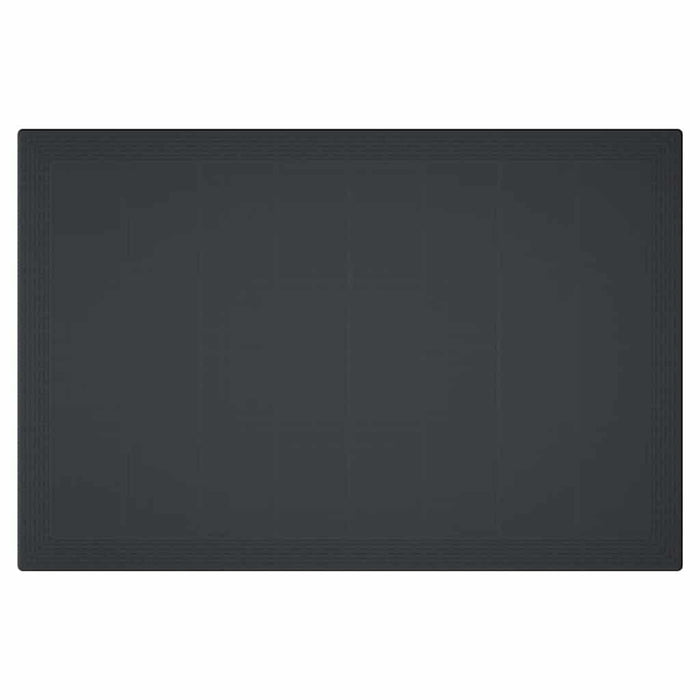 7 Delt Hagedining Set med Puter Antrasitt Poly Rottin