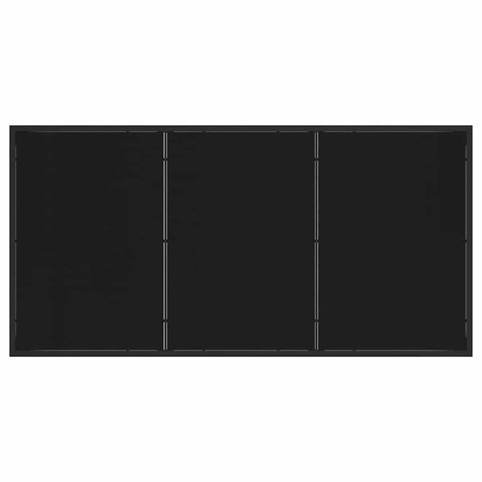 Sett med 3 Svart Textilene og pulverlakkert stål Standard Solid