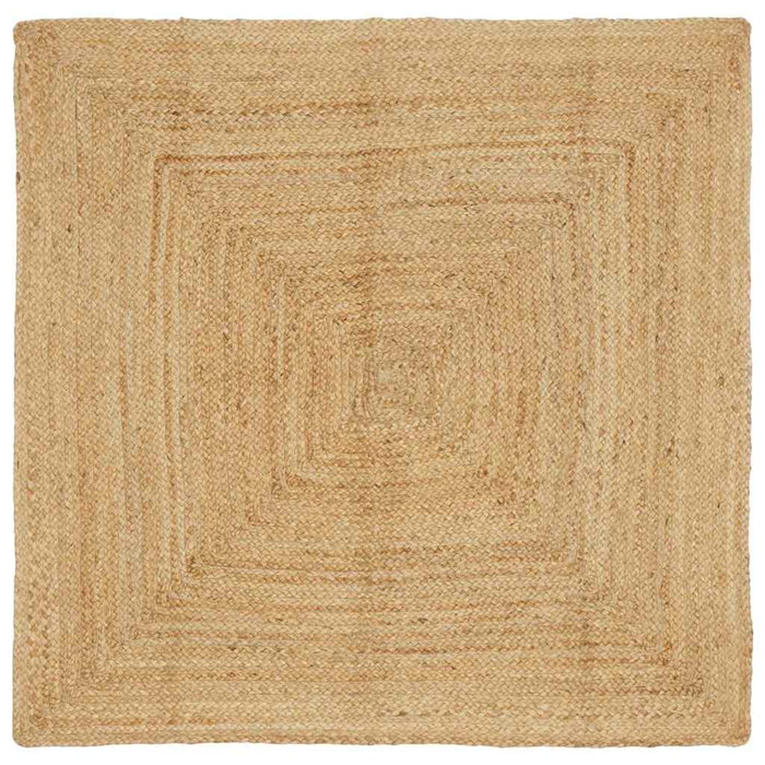 Teppe Beige 160 x 160 cm Jute