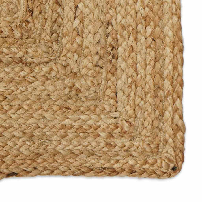 Teppe Beige 300 x 300 cm Jute