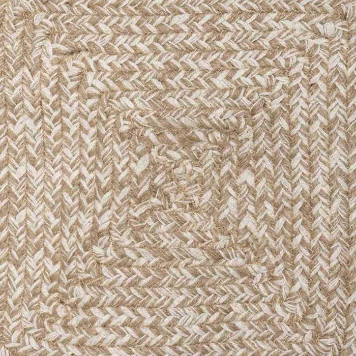 Teppe Basketweave Naturlig og hvit 60 x 300 cm Jute