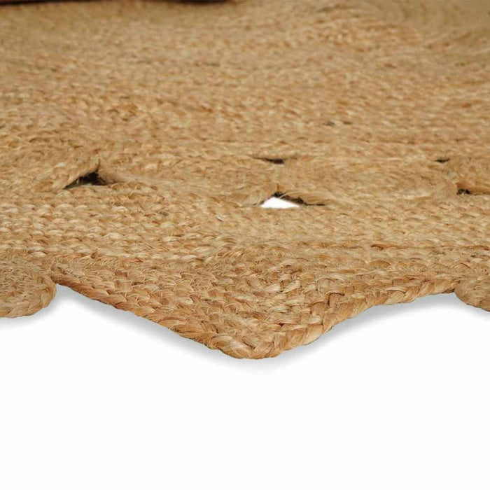 Teppe Beige 152 x 245 cm Jute