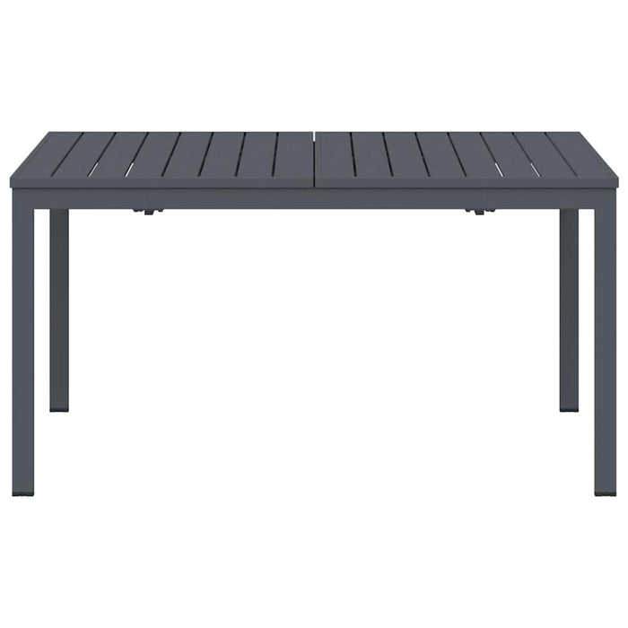 utvidbare bord 2 stk Antrasitt 210x90x73 cm stål, vidaXL utvidbart hagebord Antrasitt (140-210)x90x73 cm stål