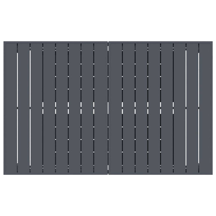 utvidbare bord 2 stk Antrasitt 210x90x73 cm stål, vidaXL utvidbart hagebord Antrasitt (140-210)x90x73 cm stål