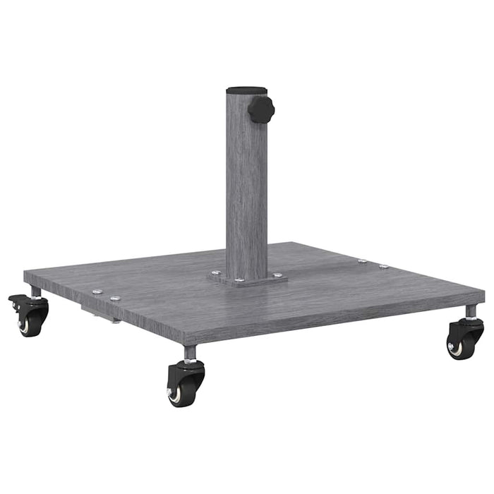 Uteliv parasollfester Mørkt tre 45 x 45 x 31.5 cm Stål