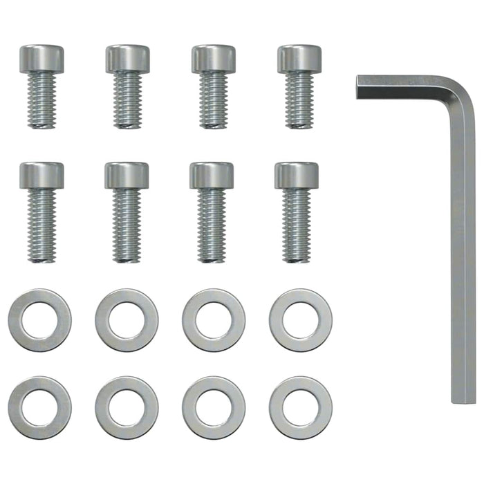 Svingepedal sølv 22 x 14 x 6 cm Stål