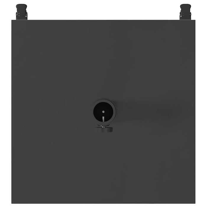 Uteliv parasollfester Mørke grå 45 x 45 x 32 cm Stål, betong