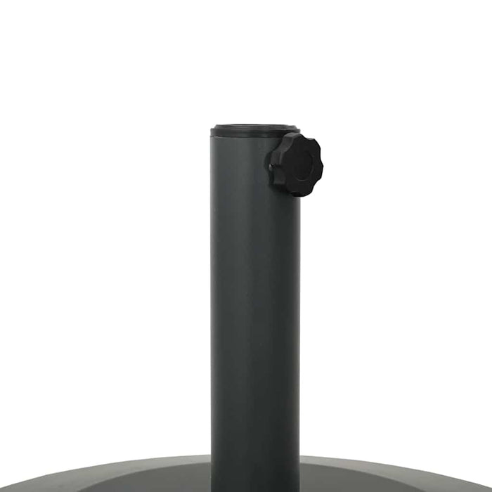 Uteliv parasollfester Mørke grå 48 x 48 x 32 cm Stål, betong