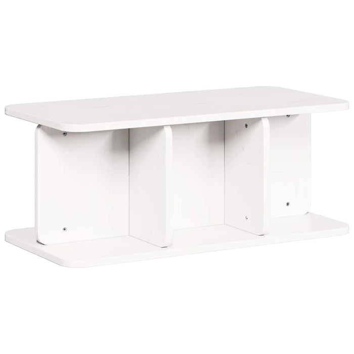 Kaffebord Hvit 80 x 39.5 x 33.5 cm Heltre furu