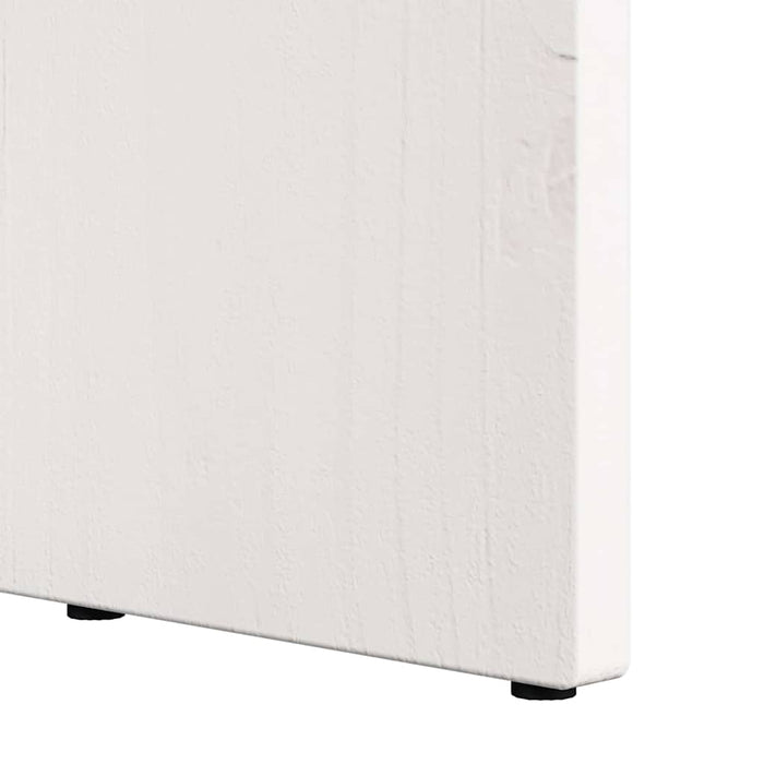 Kaffebord Hvit 50 x 50 x 35 cm Heltre furu