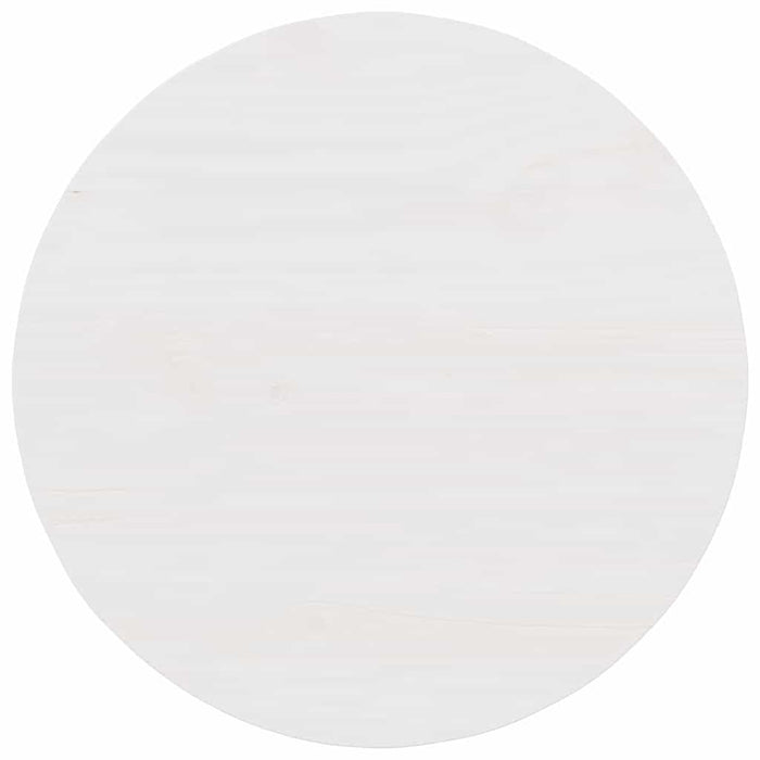 Kaffebord Hvit 50 x 50 x 35 cm Heltre furu