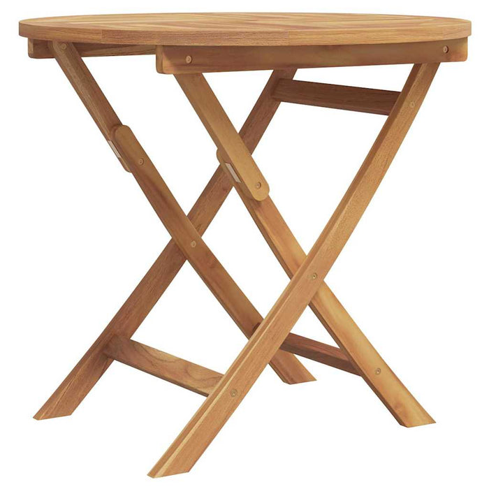 3-delt sammenleggbart hage bistro-sett i solid akasietre