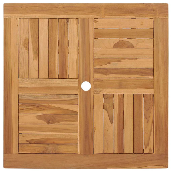 3 Delers Sammenleggbart Hage Bistro Set Solid Tre Akasietre