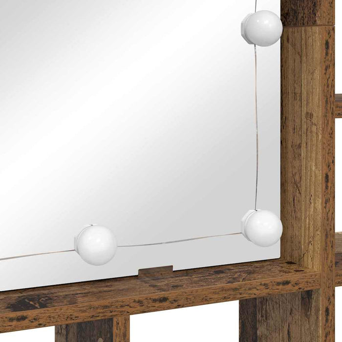 Speilskap Gammelt tre 91 x 15 x 76.5 cm Konstruert tre