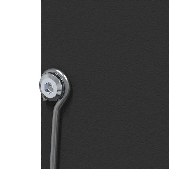 Kaninfôrer Svart 20 x 12,5 x 25 cm Kaldvalsget Stål