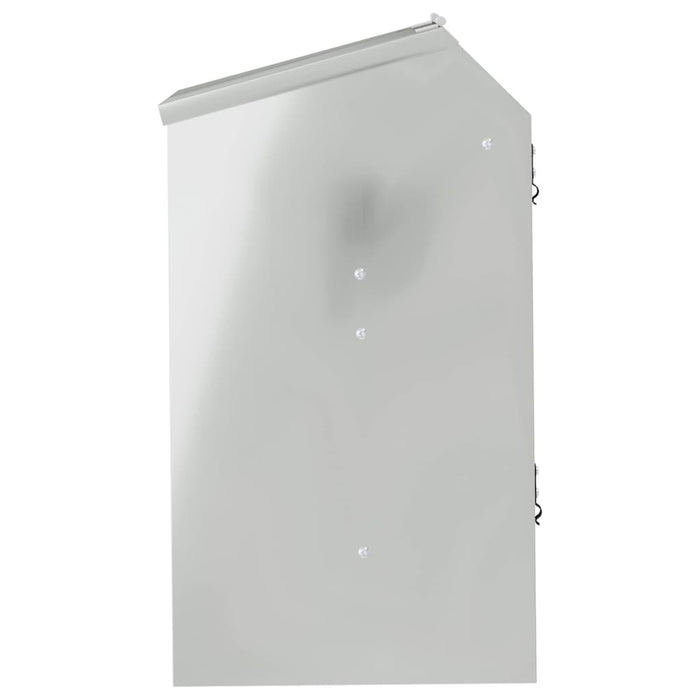 Kaninfôrer sølv 64.5 x 25.5 x 45.5 cm Galvanisert Stål