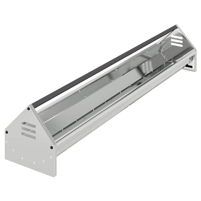 Kylling Fôringsrenne sølv 108 x 20,5 x 20 cm Galvanisert Stål