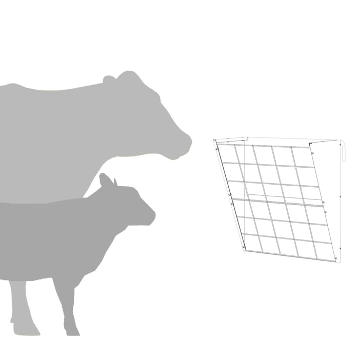 Hengende Høyfôringssystem Svart 61 x 33 x 66 cm